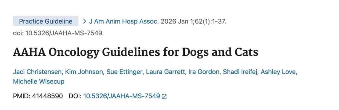 JAAHA 2026 oncology guidelines for primary care clinicians